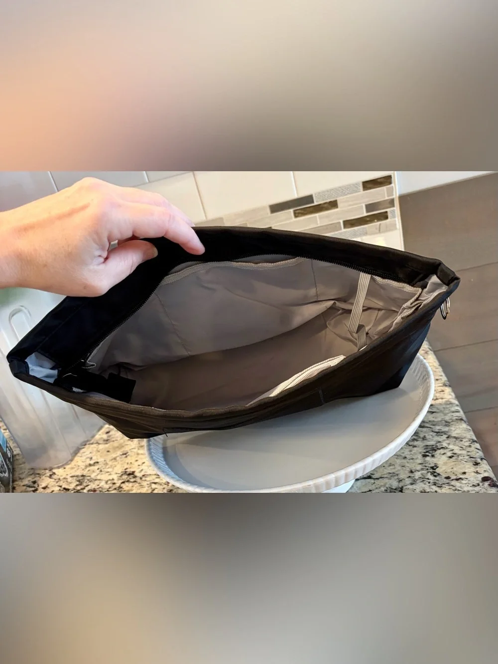 Large Black Purse Organizer Insert – Brand New
